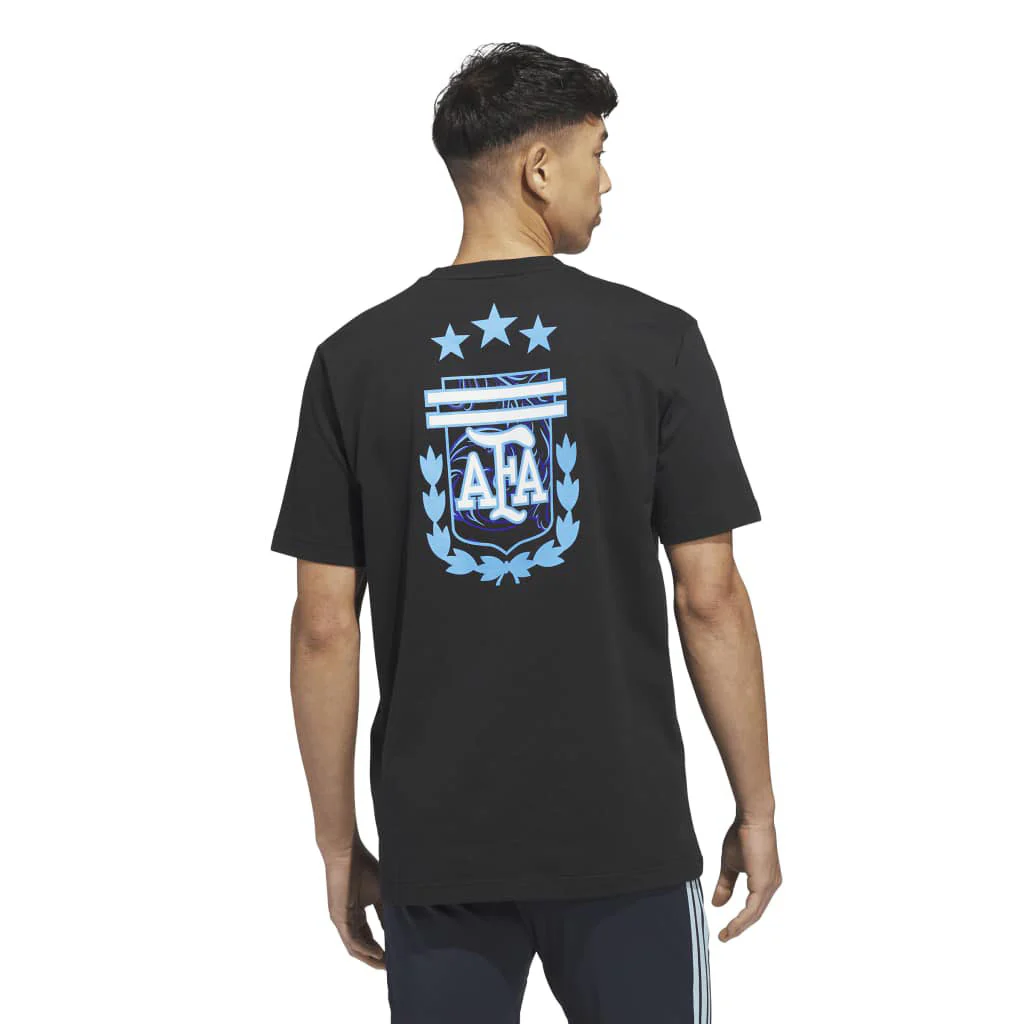 Argentina National Team adidas 2026 World Cup Away T-Shirt - Black - Image 3