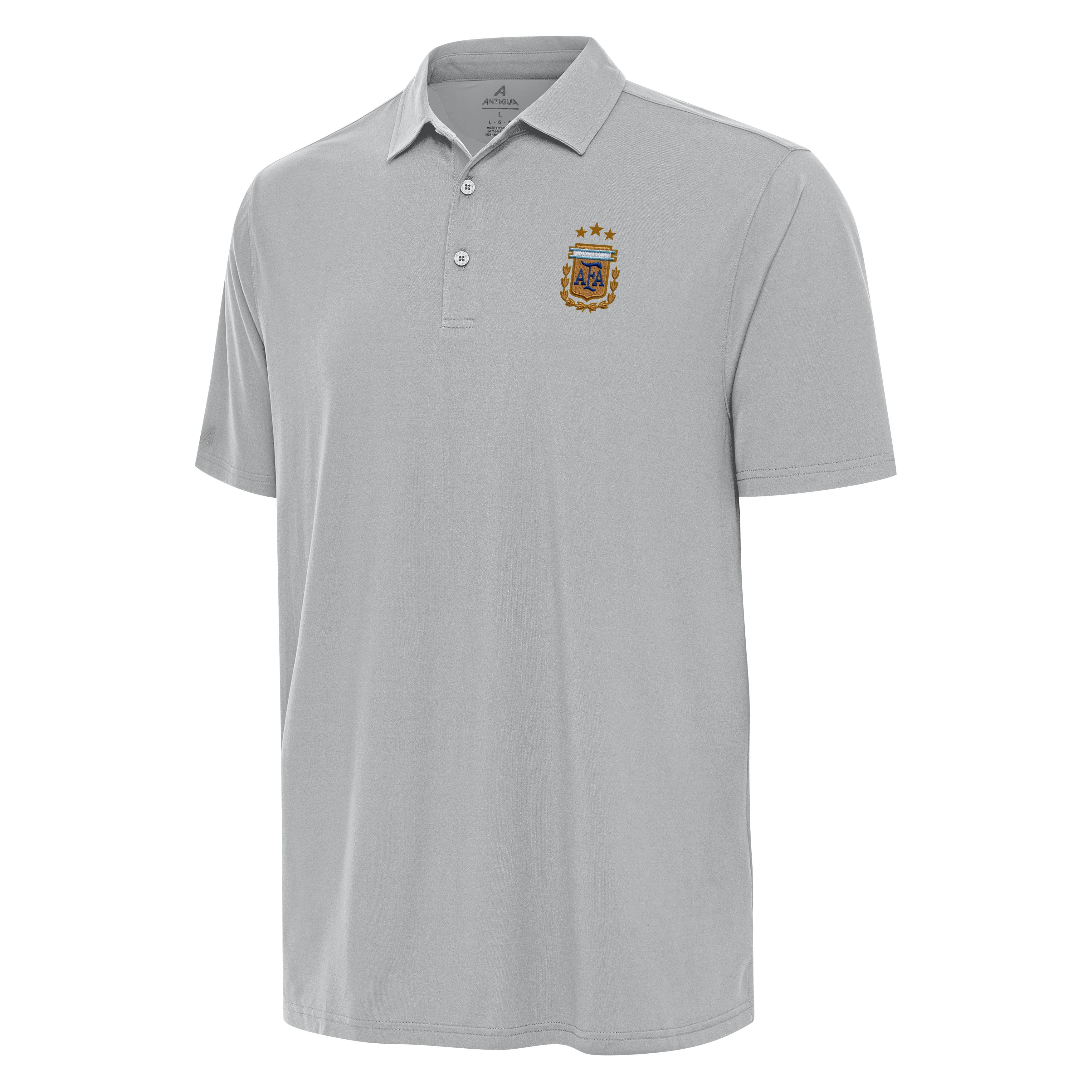 Argentina National Team Antigua Men's Era Polo - Gray