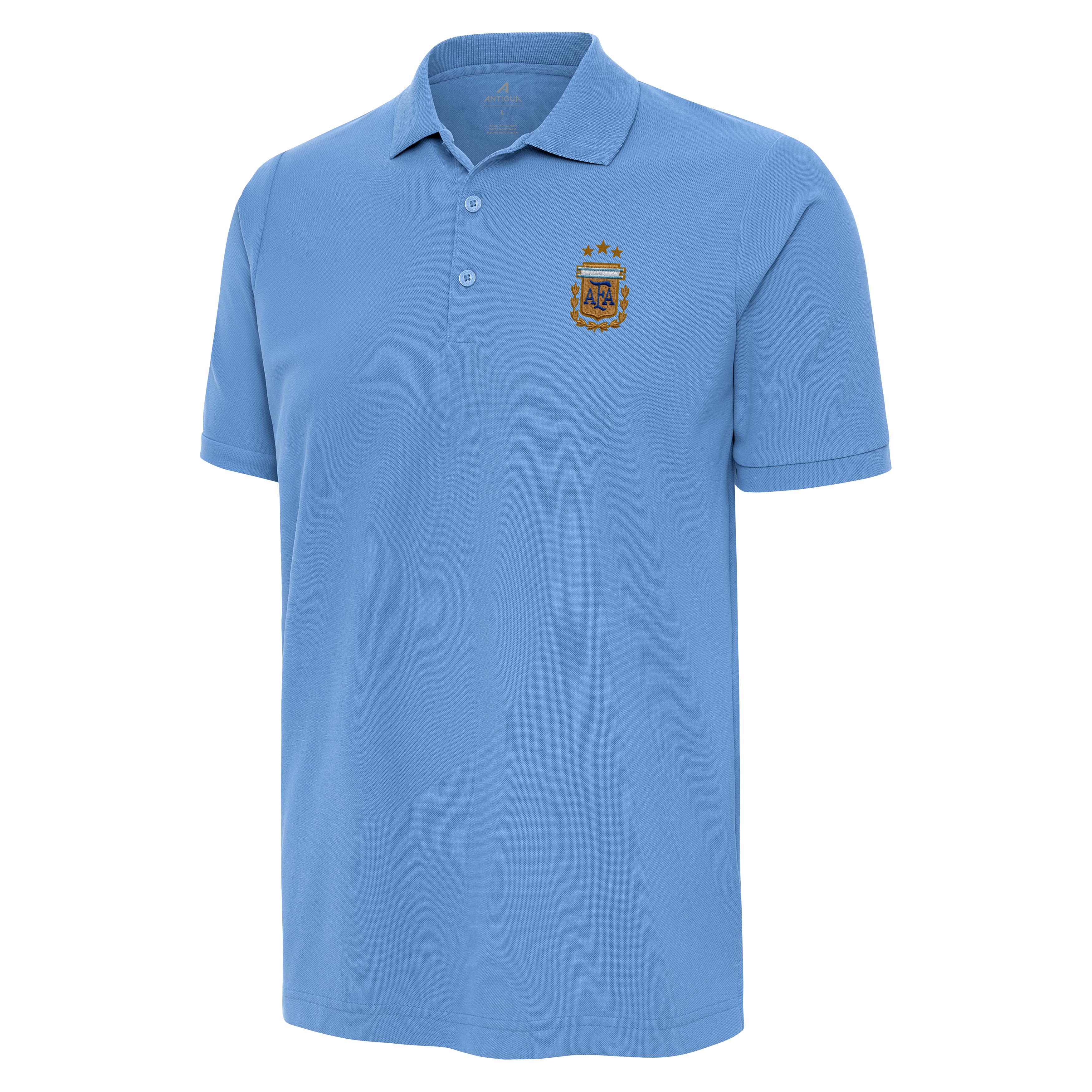Argentina National Team Antigua Men's Legacy Pique Polo - Blue