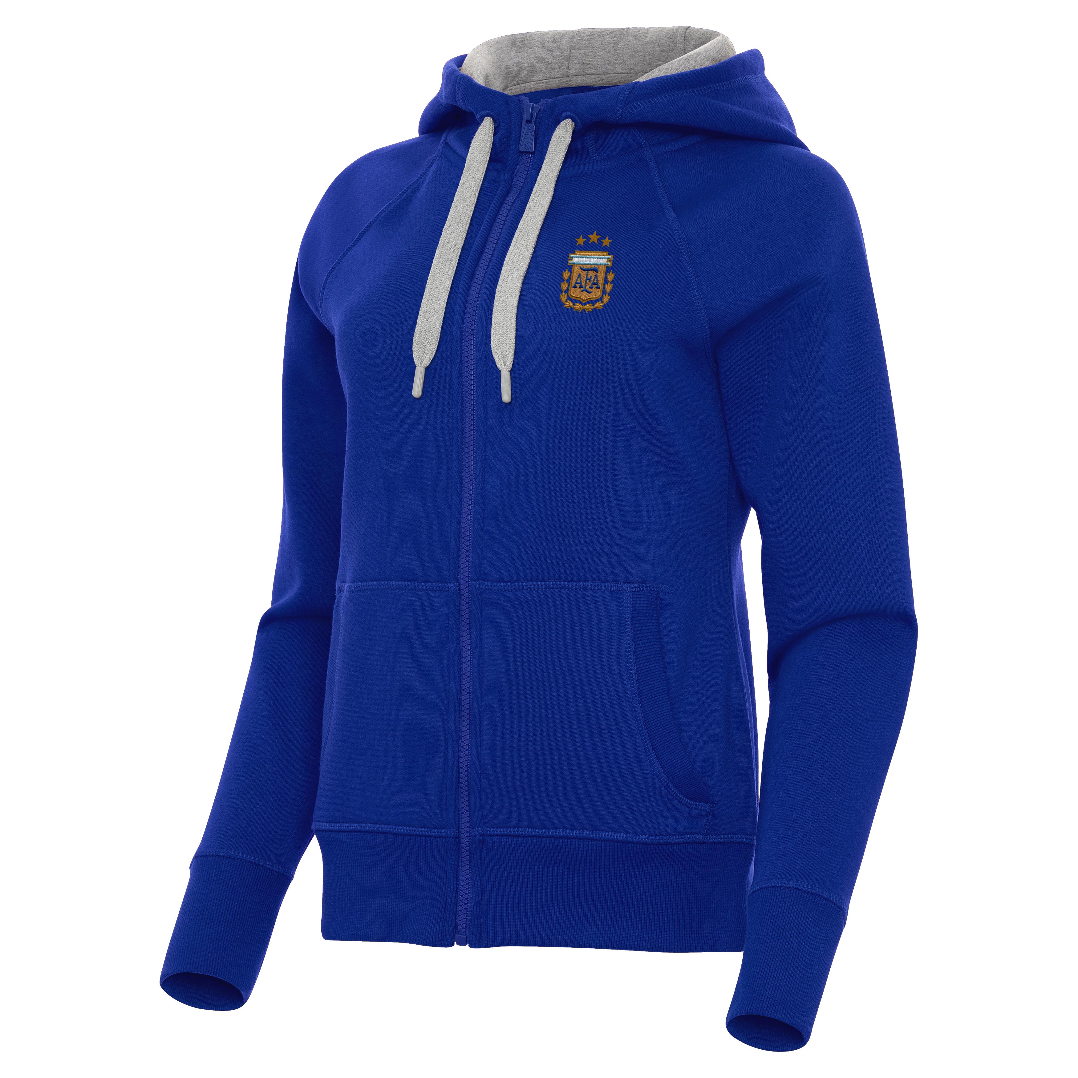 Argentina National Team Antigua Women's Victory Full Zip Hoodie - Blue