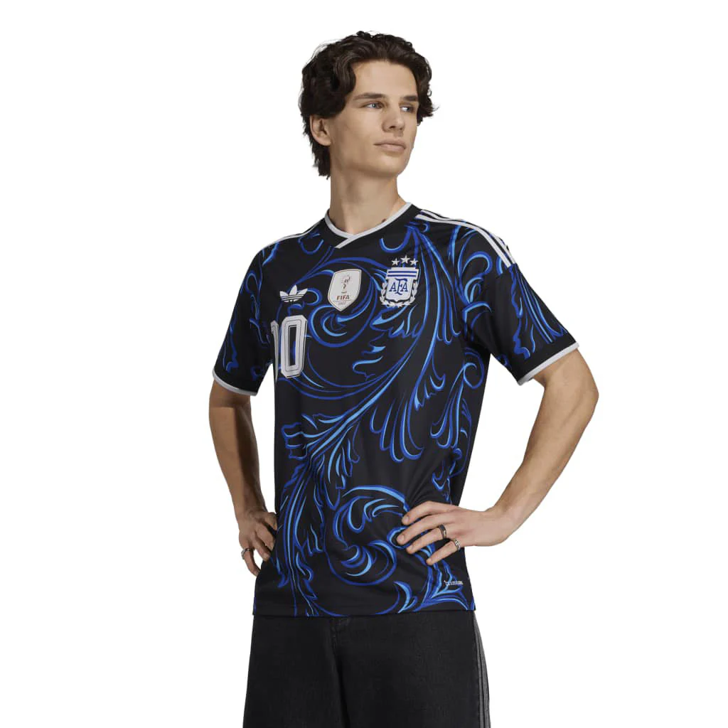Argentina National Team Lionel Messi adidas 2026 World Cup Away Replica Jersey - Black - Image 3