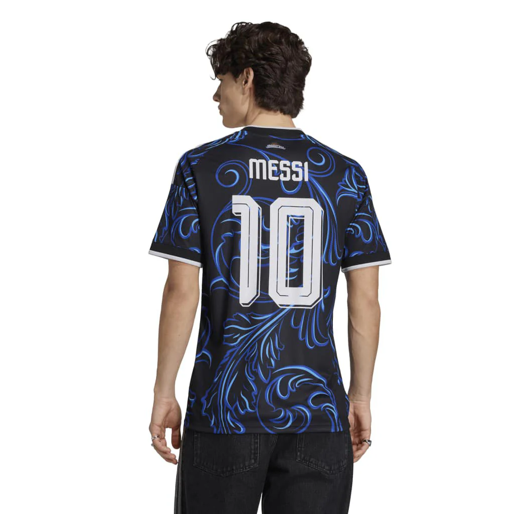 Argentina National Team Lionel Messi adidas 2026 World Cup Away Replica Jersey - Black - Image 4