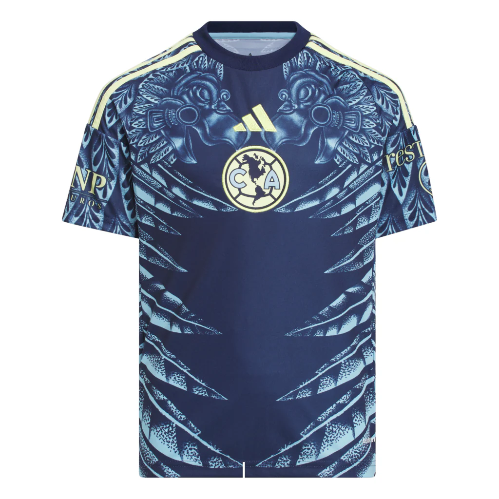 Club America Youth adidas 2025-26 Away Replica Jersey - Navy - Image 2