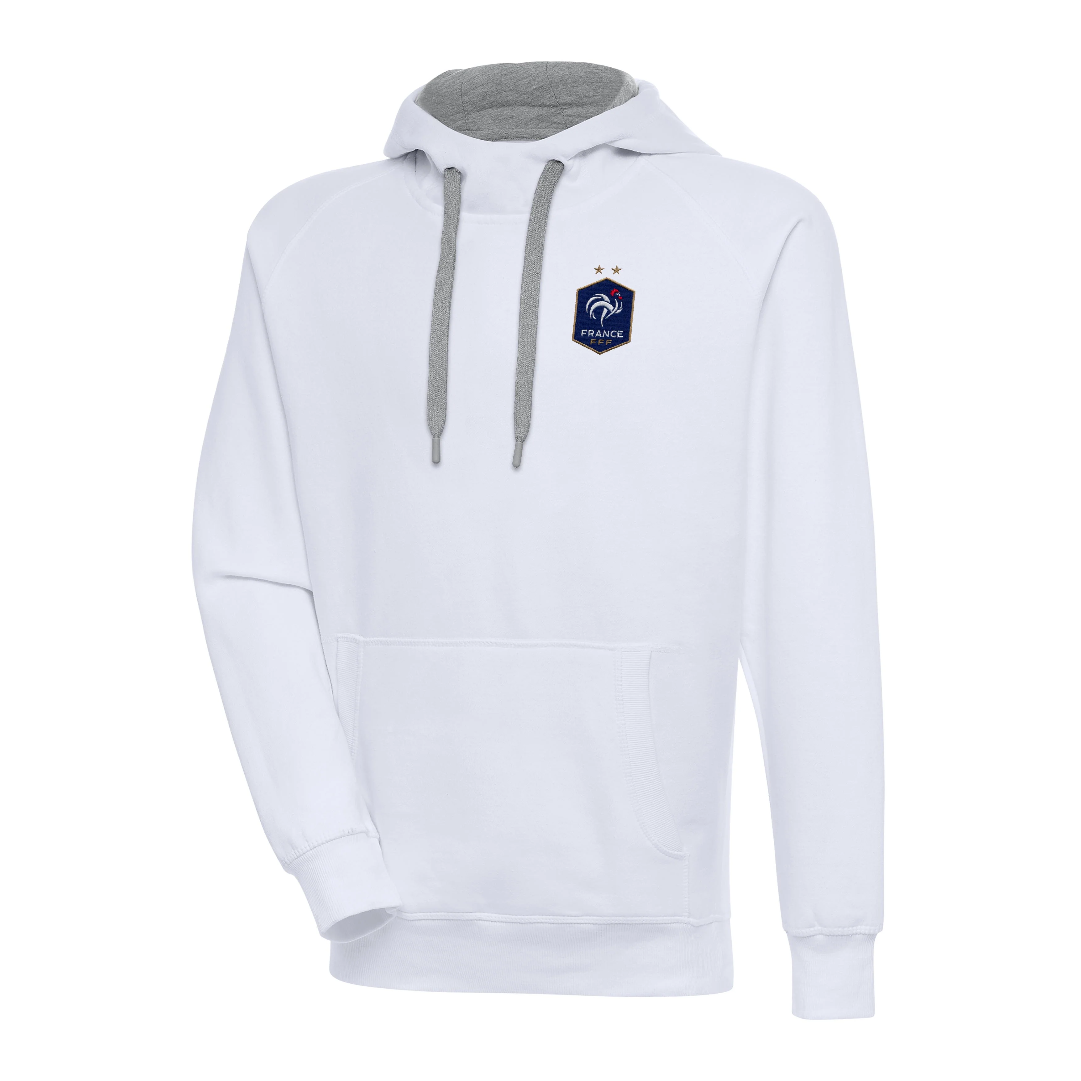 France National Team Antigua Men's Takeover Hoodie - White