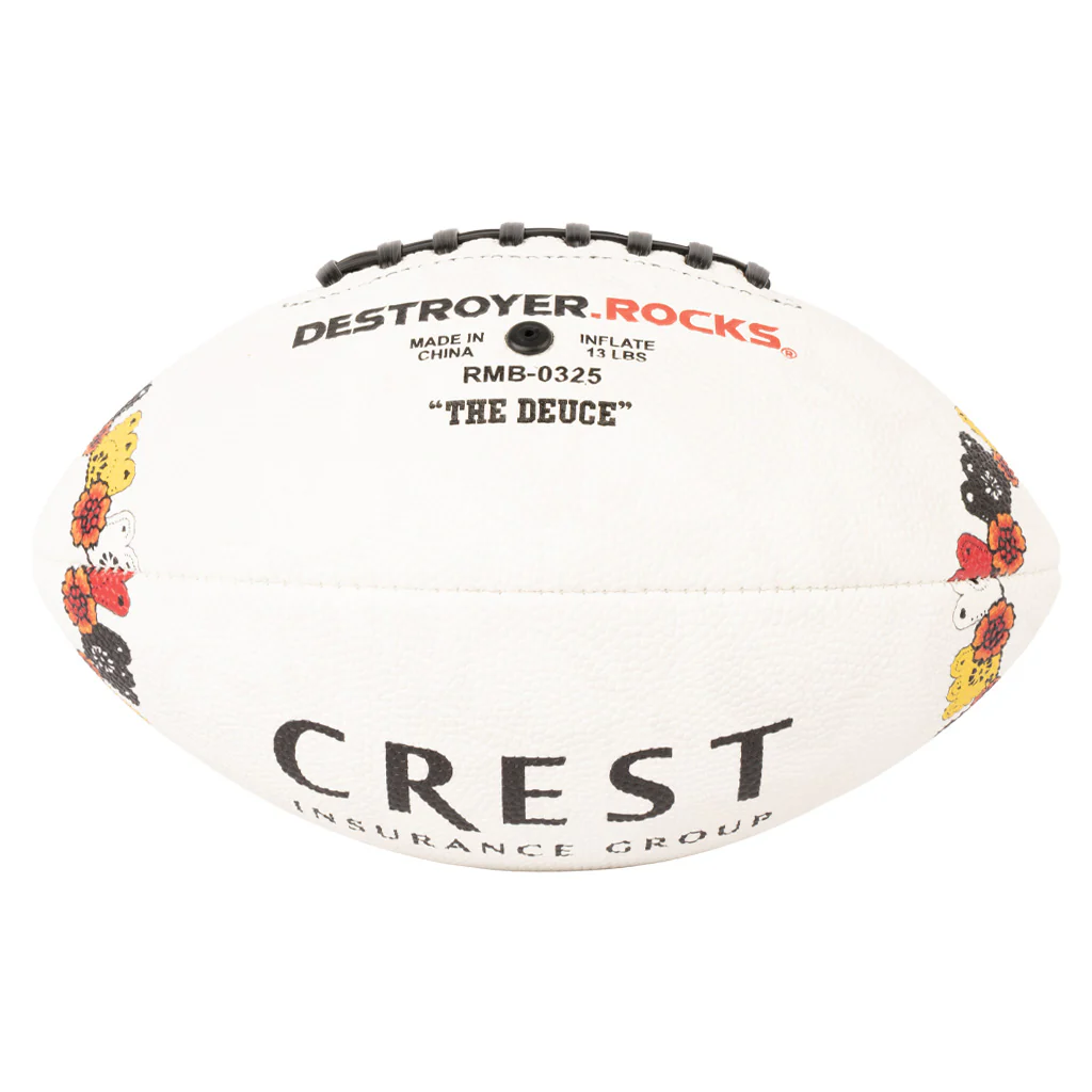 IFL Tuscon Sugar Skulls Destroyer Game Ball Full Size- White - Image 3