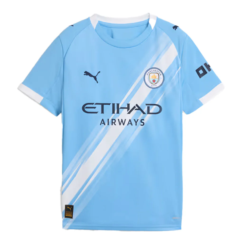 Manchester City Youth Puma 2025-26 Home Replica Jersey - Blue - Image 2