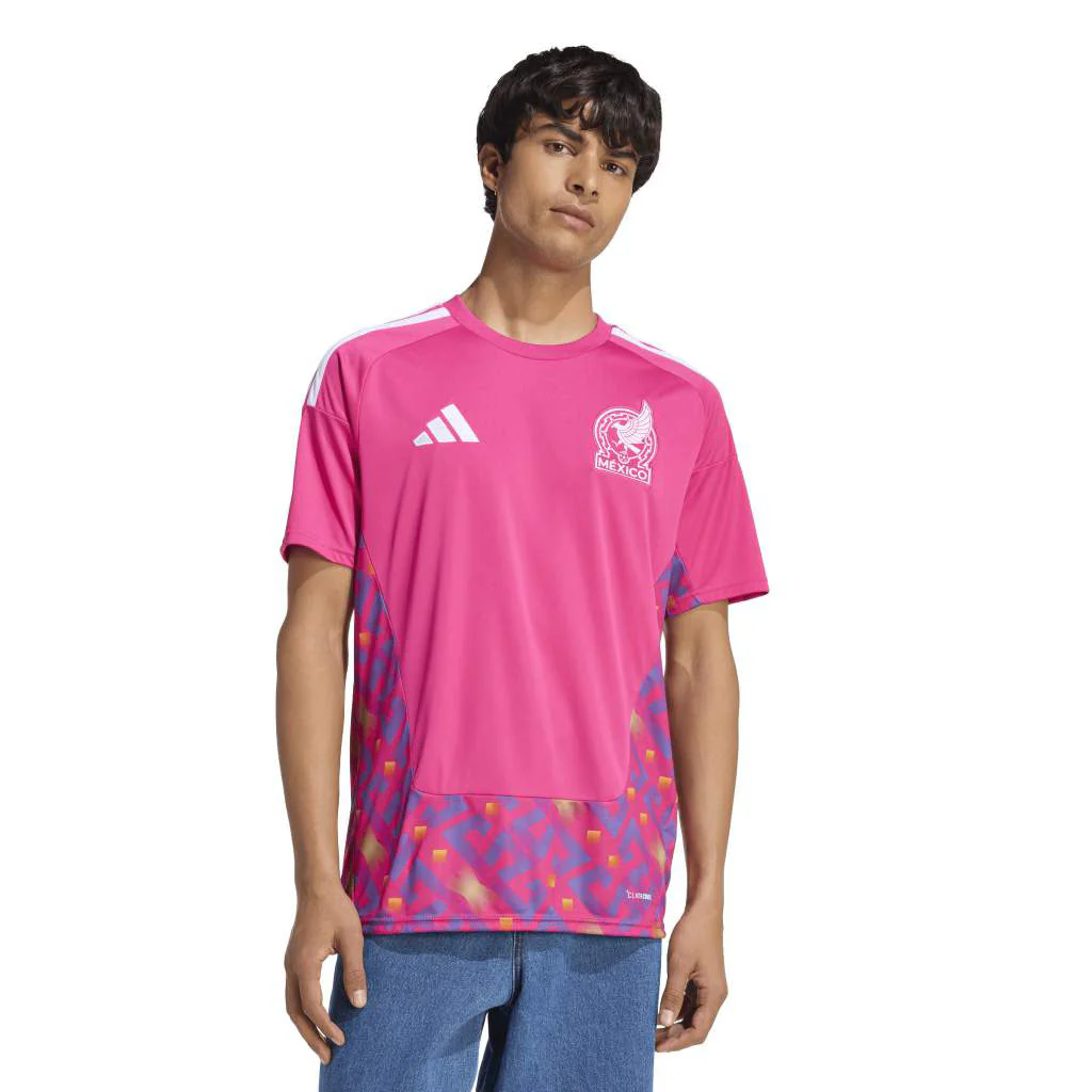 Mexico National Team adidas 2026 World Cup Goal Keeper Replica Jersey Kit - Pink - Image 3