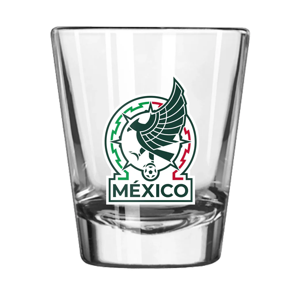 Mexico National Team Logo Brands 2oz Shot Glass