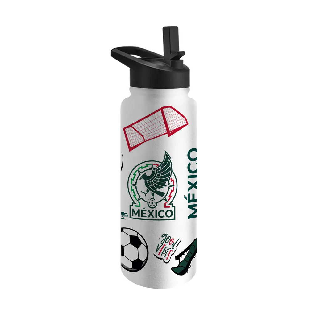 Mexico National Team Logo Brands 34oz Native Quench Bottle - Image 2