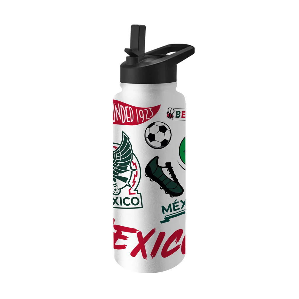 Mexico National Team Logo Brands 34oz Native Quench Bottle - Image 3