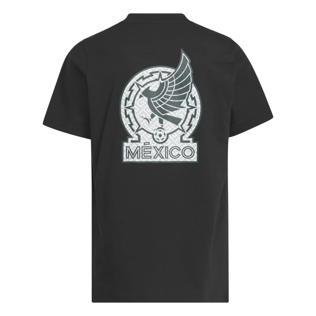 Mexico National Team Youth adidas 2026 World Cup Away T-Shirt - Black - Image 2