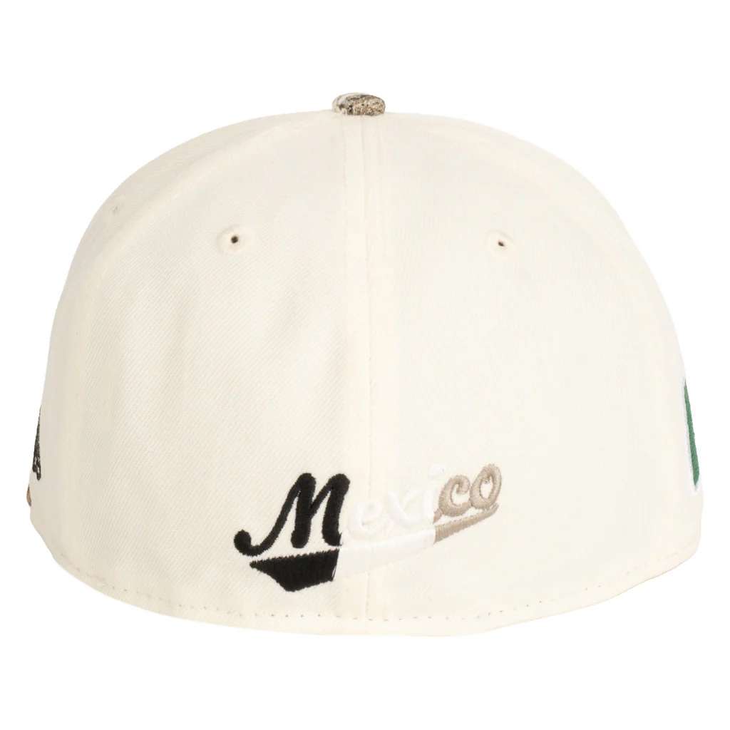 Mexico New Era Real Tree Two-Tone 59FIFTY Fitted Hat- Cream - Image 3