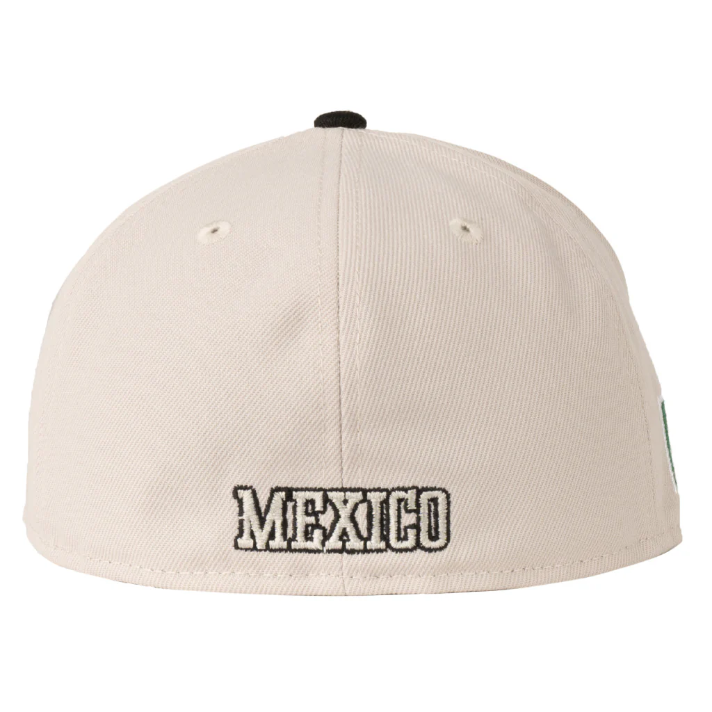 Mexico New Era Two-Tone Stone & Black 59FIFTY Fitted Hat - Stone - Image 2