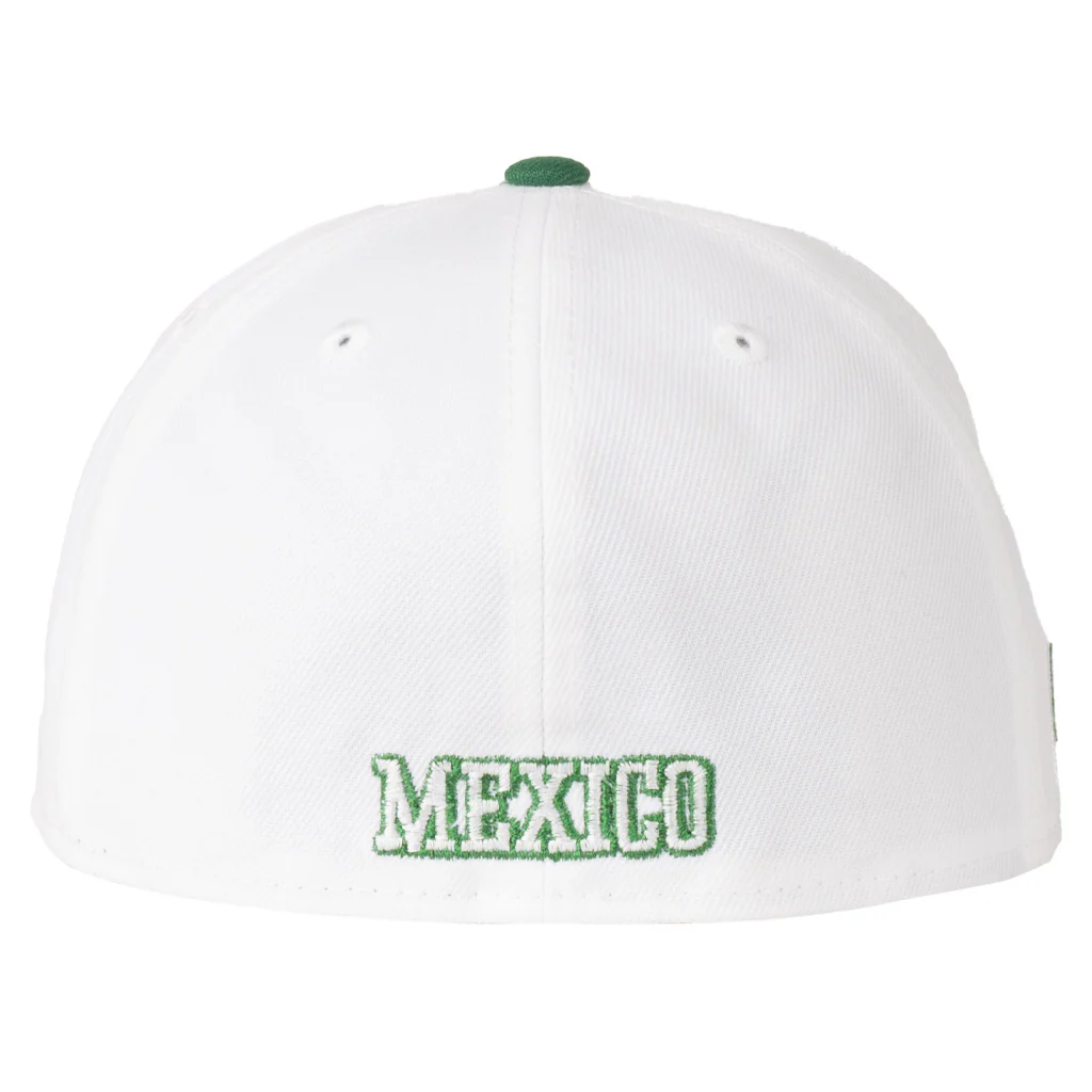 Mexico New Era Two-Tone White & Green 59FIFTY Fitted Hat - White - Image 2