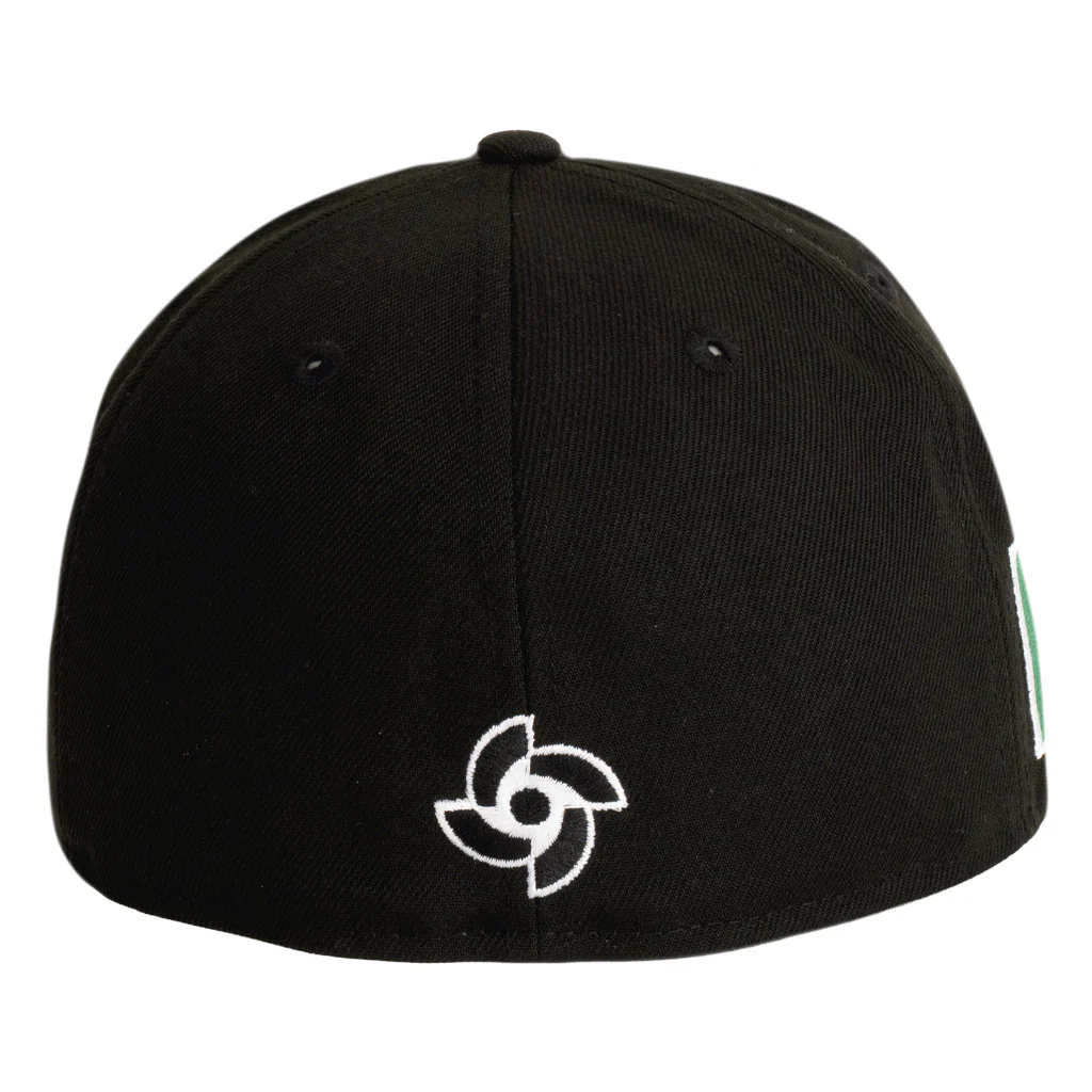 Mexico WBC New Era Black And White 59FIFTY Fitted Hat - Black - Image 3