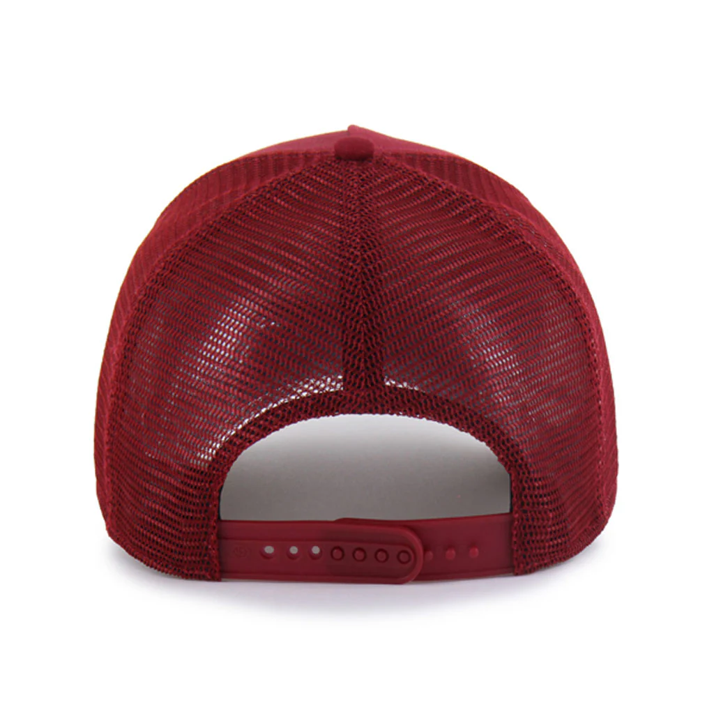MLB Arizona Diamondbacks '47 Ballpark Under Visor Mesh Trucker Snapback Hat - Red - Image 3