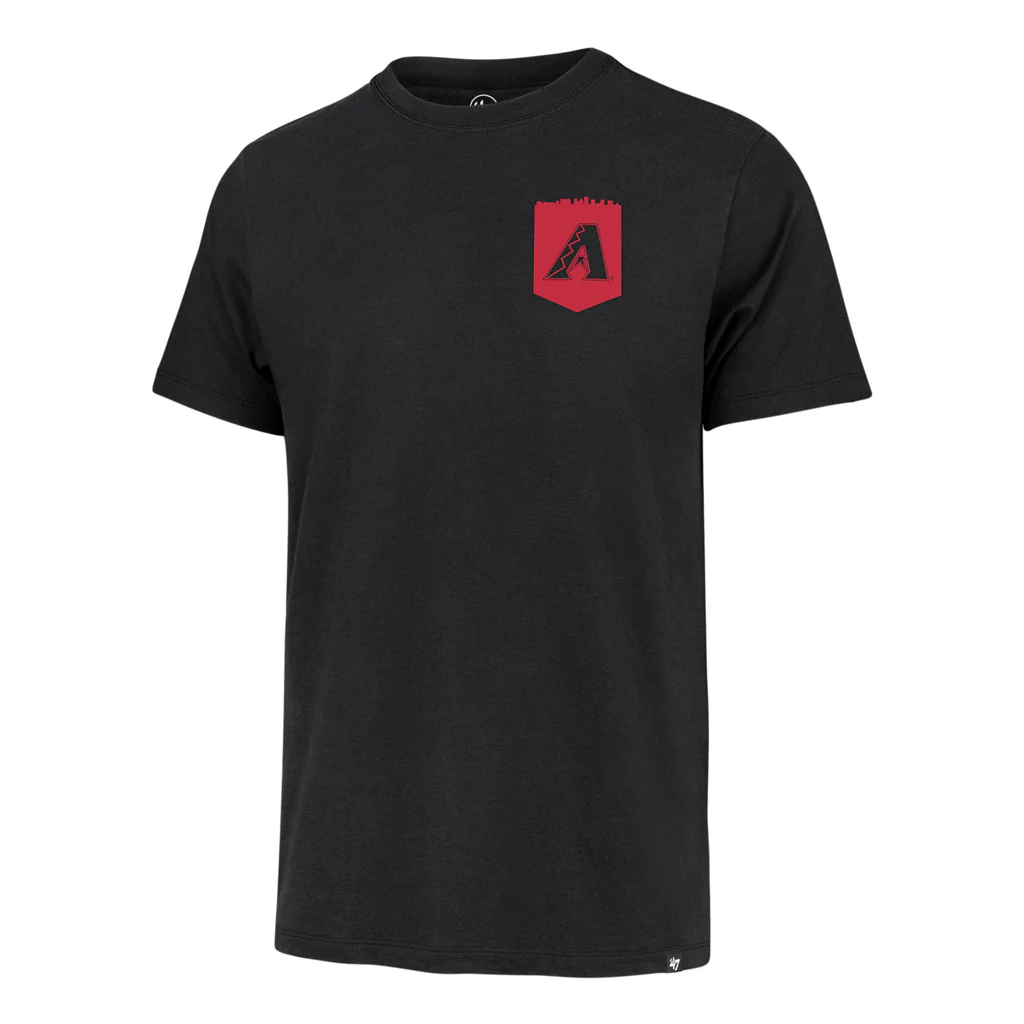 MLB Arizona Diamondbacks '47 City Franklin T-Shirt - Black - Image 2