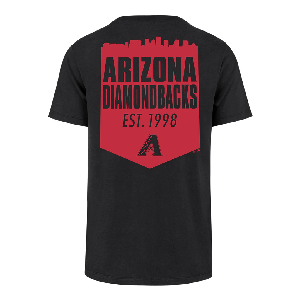 MLB Arizona Diamondbacks '47 City Franklin T-Shirt - Black - Image 3