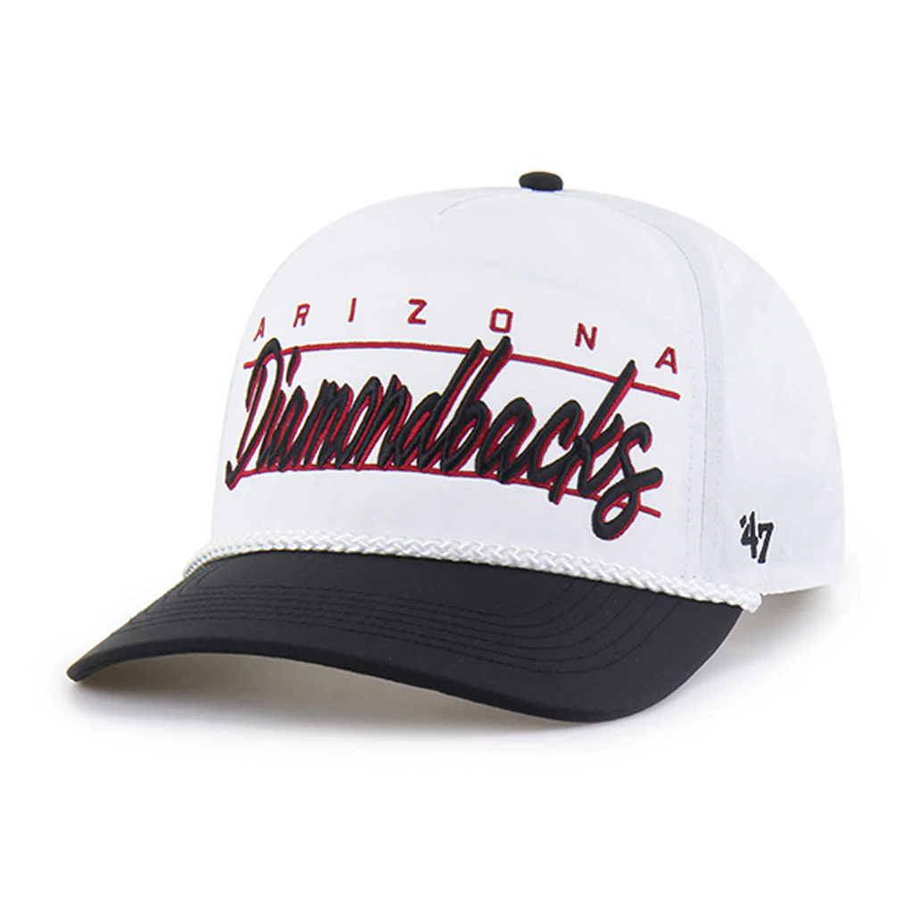 MLB Arizona Diamondbacks '47 Condor Two-Tone Hitch Adjustable Hat - White