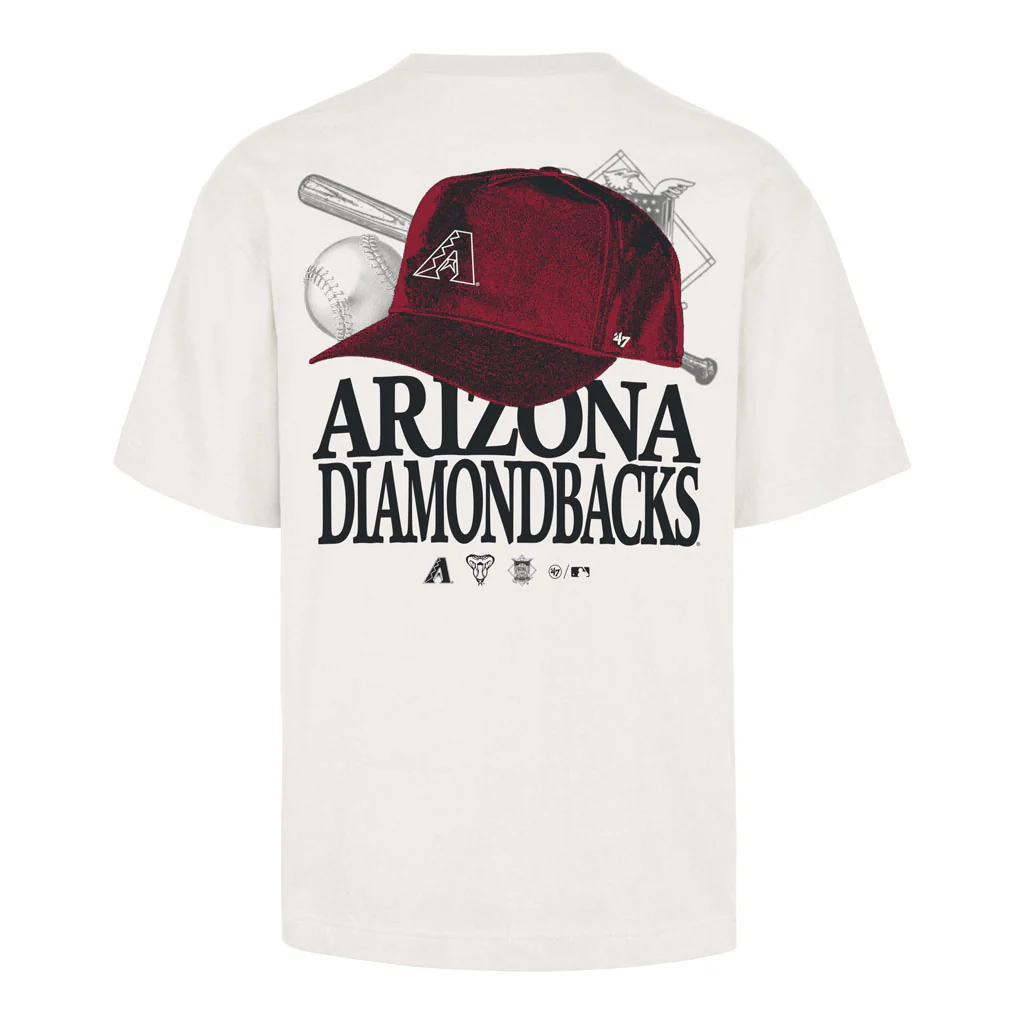 MLB Arizona Diamondbacks '47 In The Paper Foundation T-Shirt - Sand - Image 2