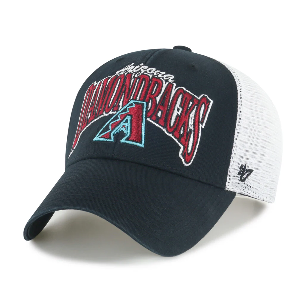 MLB Arizona Diamondbacks '47 Keystone Mesh Trucker MVP Hat - Black