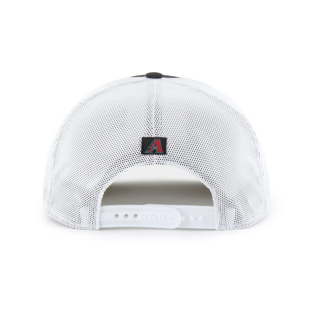 MLB Arizona Diamondbacks '47 Scratch Brrr Trucker Snapback Hat - Black - Image 2