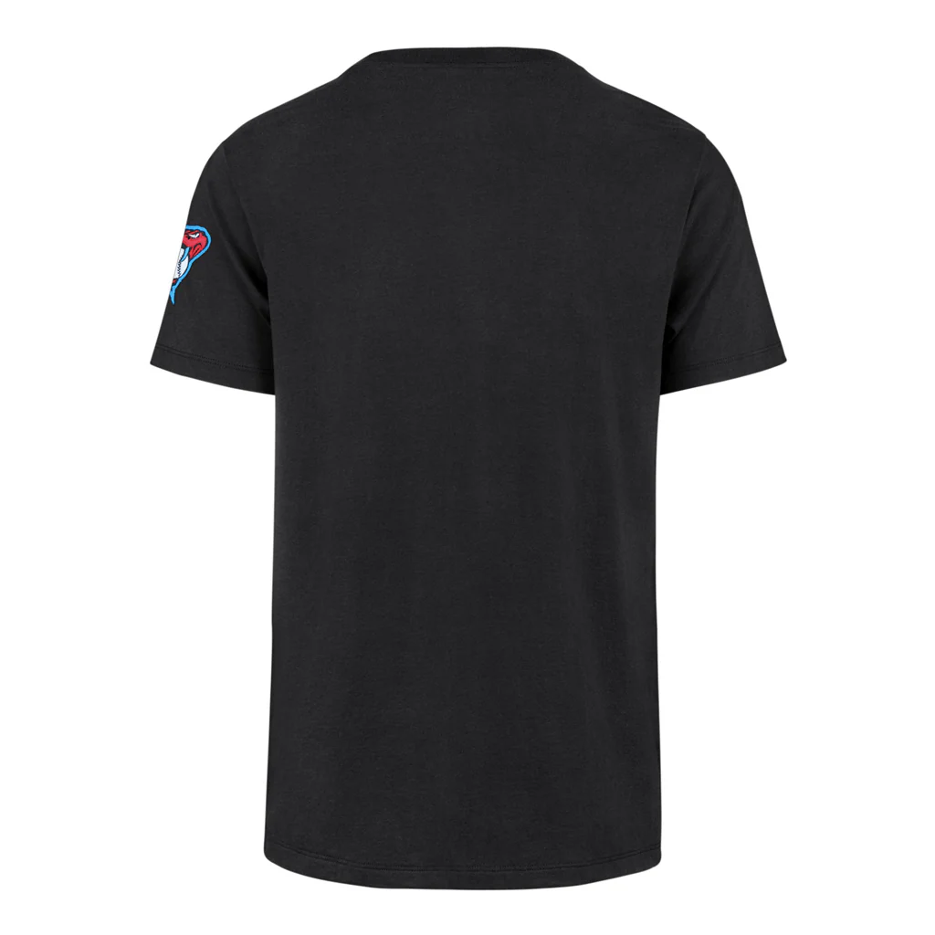 MLB Arizona Diamondbacks '47 Teal Outline Franklin Fieldhouse T-Shirt - Black - Image 2