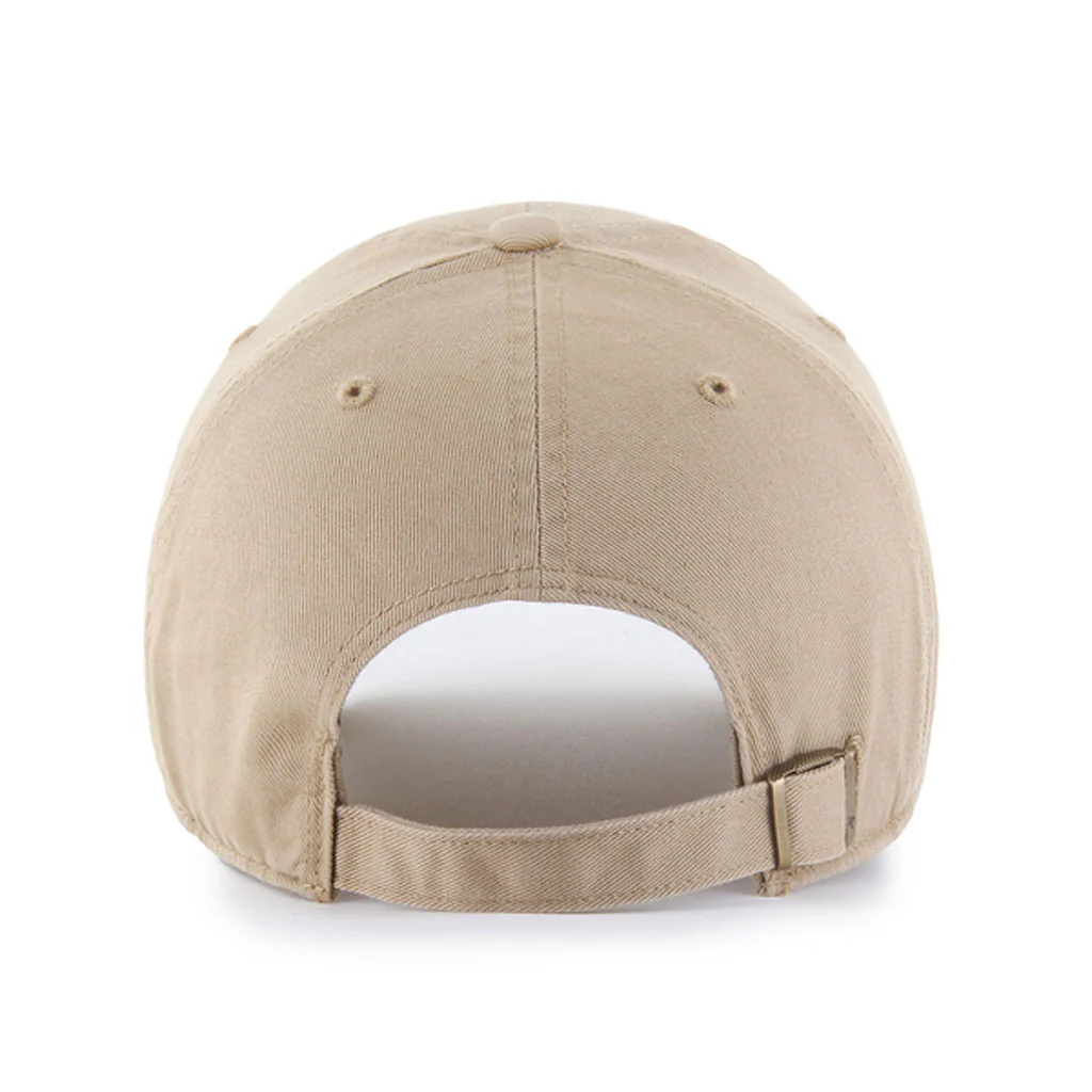 MLB Arizona Diamondbacks '47 White Logo Clean Up Adjustable Hat - Khaki - Image 2
