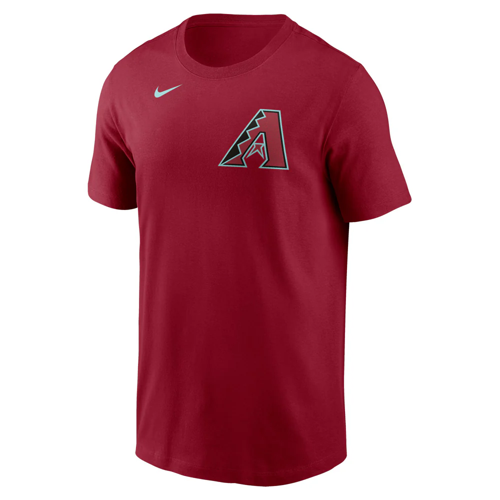 MLB Arizona Diamondbacks Alek Thomas Nike Alternate Name & Number T-Shirt - Red - Image 2