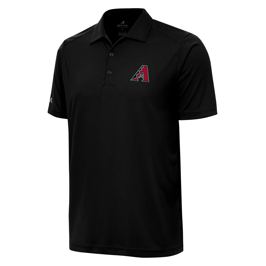 MLB Arizona Diamondbacks Antigua Tribute Polo - Black