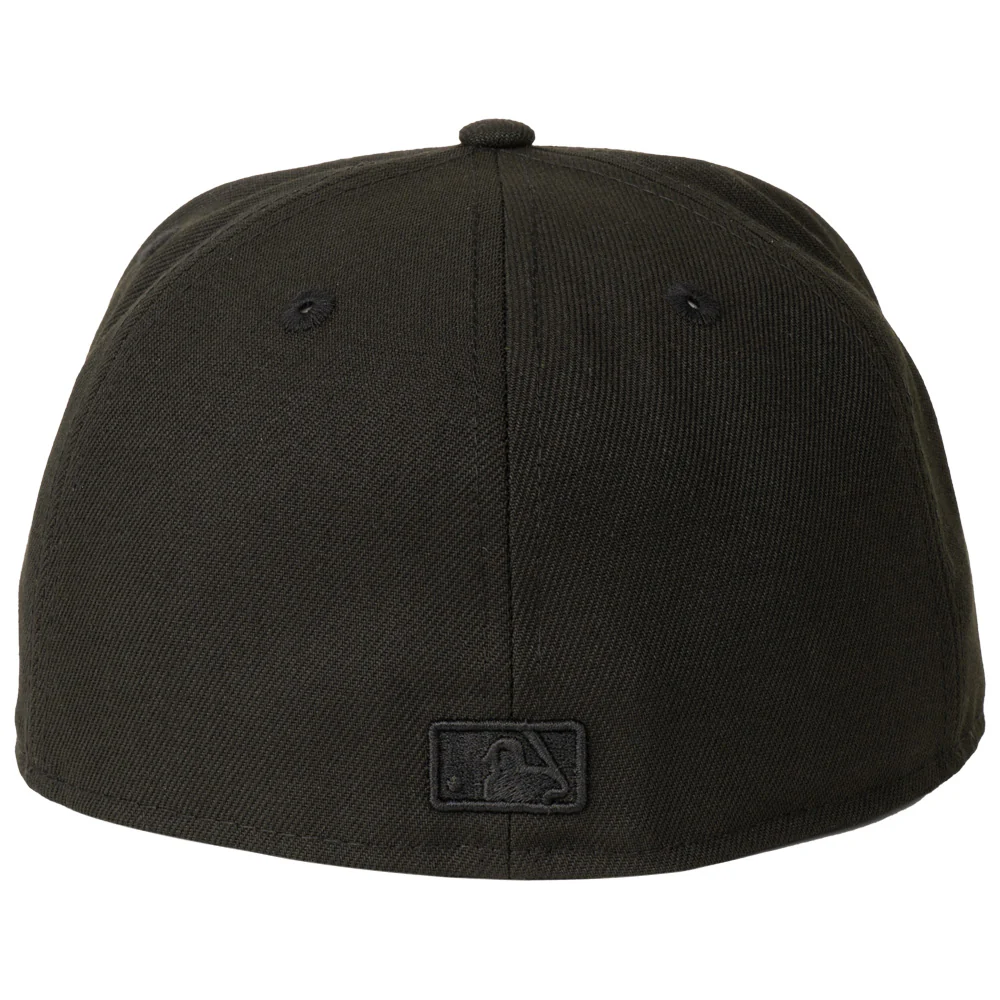 MLB Arizona Diamondbacks Black On Black Snakehead 59FIFTY Fitted Hat - Black - Image 2