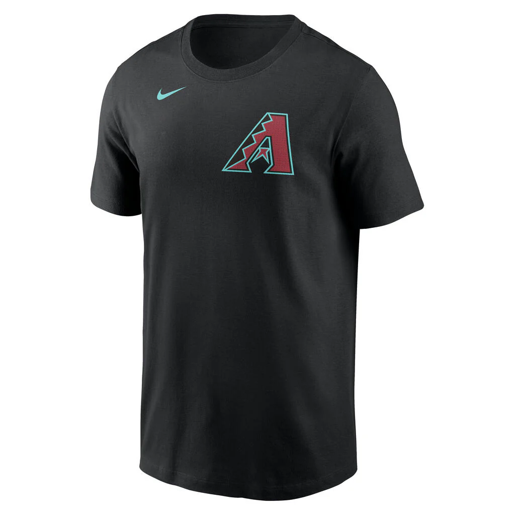 MLB Arizona Diamondbacks Corbin Burnes Nike FUSE Alternate Name & Number T-Shirt - Black - Image 2