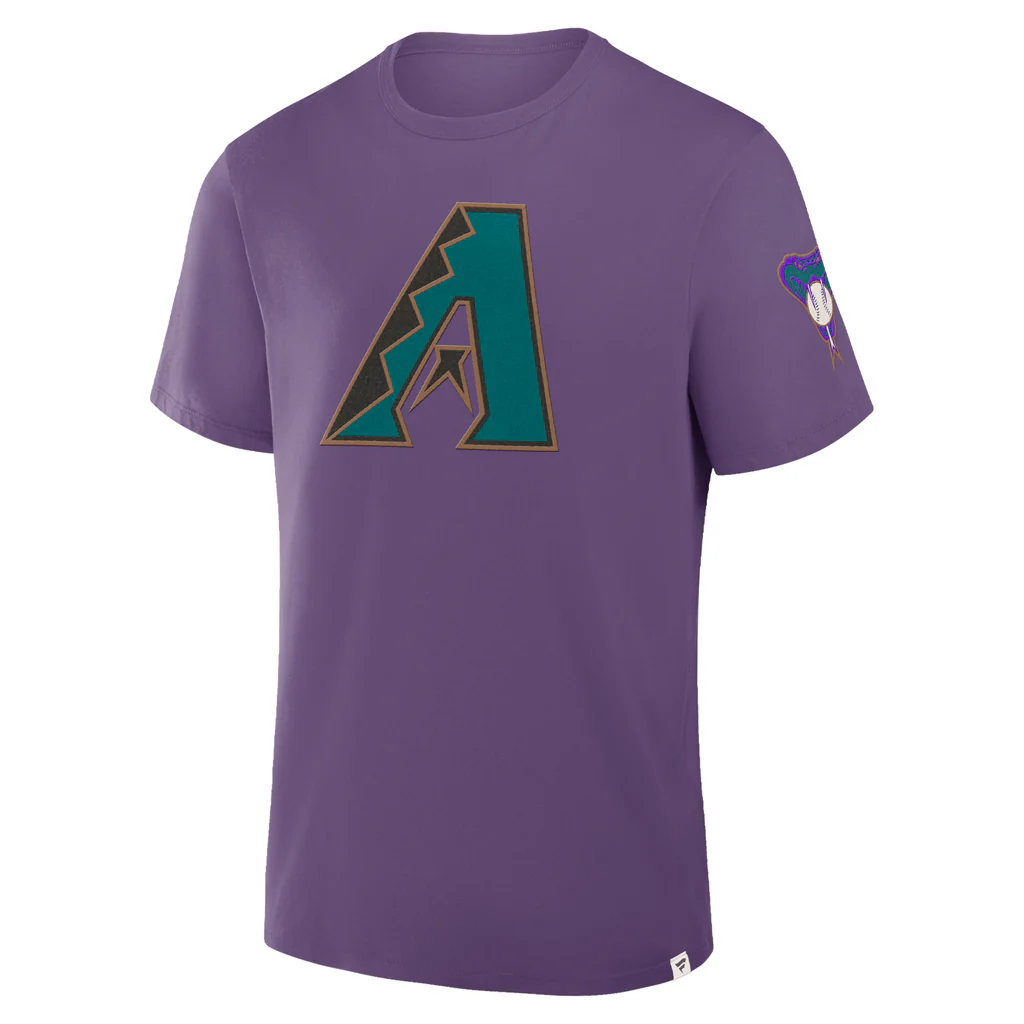 MLB Arizona Diamondbacks Fanatics Legacy Logo T-Shirt - Purple - Image 2