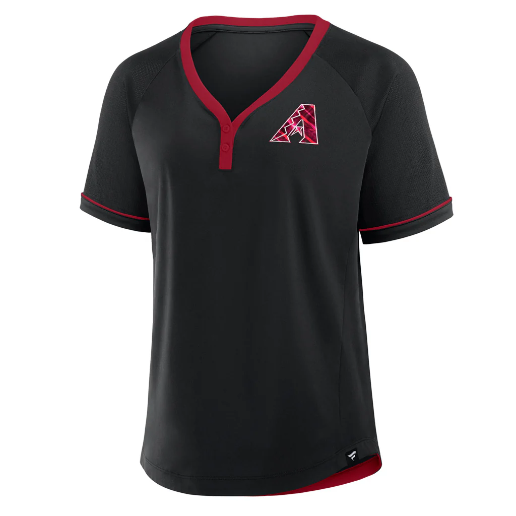 MLB Arizona Diamondbacks Fanatics Women's League Diva T-Shirt - Black - Image 2
