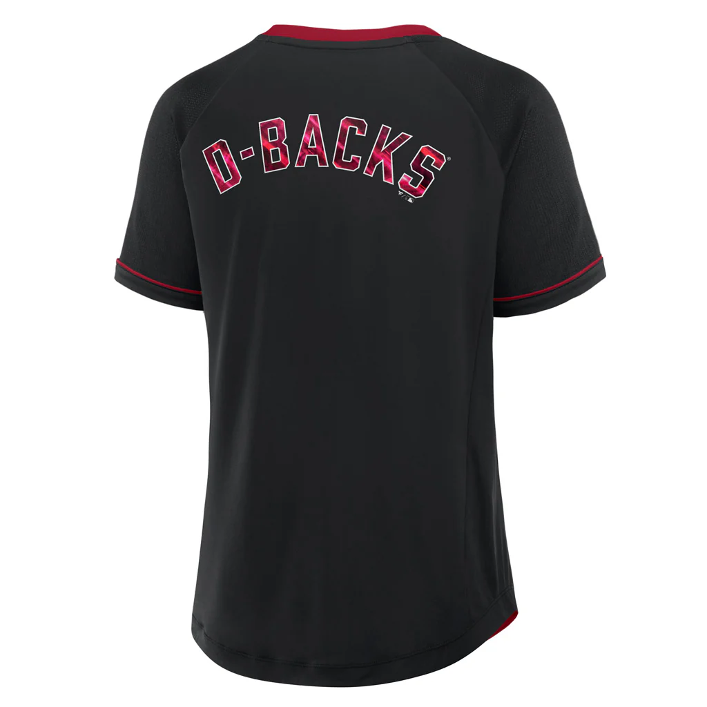 MLB Arizona Diamondbacks Fanatics Women's League Diva T-Shirt - Black - Image 3