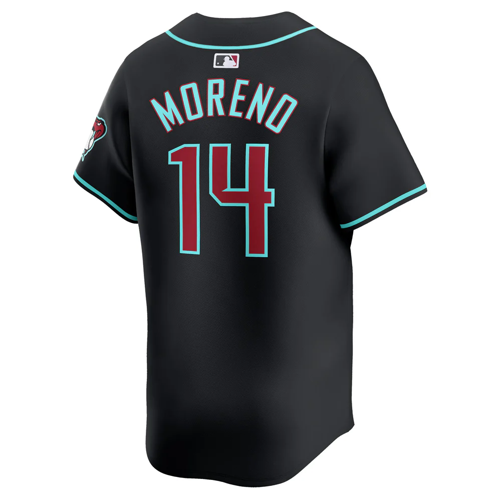 MLB Arizona Diamondbacks Gabriel Moreno Nike Alternate Limited Jersey - Image 3
