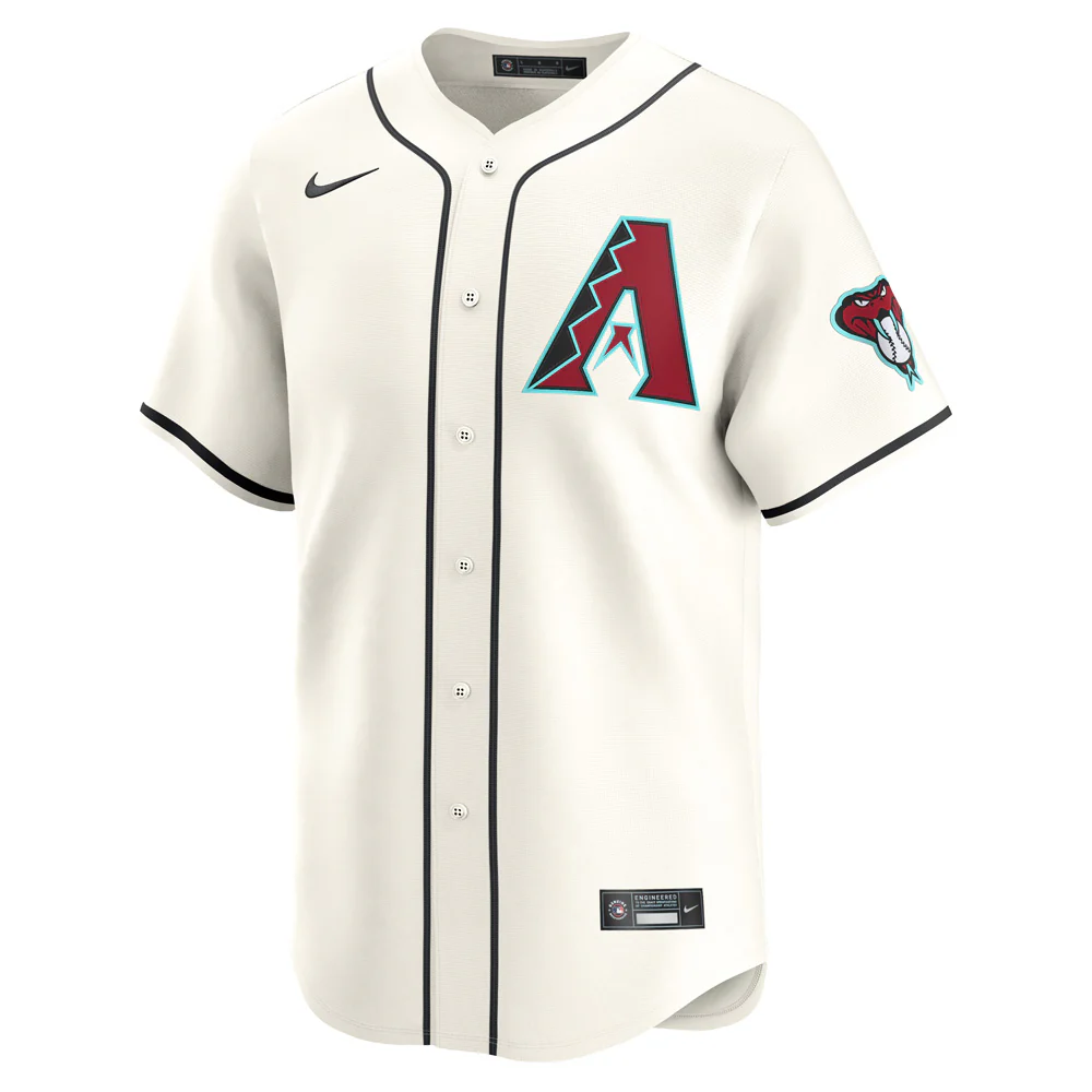 MLB Arizona Diamondbacks Gabriel Moreno Nike Home Limited Jersey - Image 2