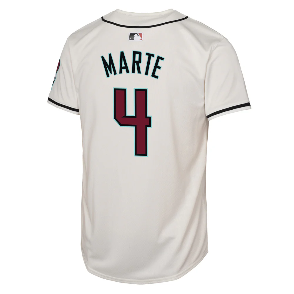 MLB Arizona Diamondbacks Ketel Marte Youth Nike Home Limited Jersey - Image 3
