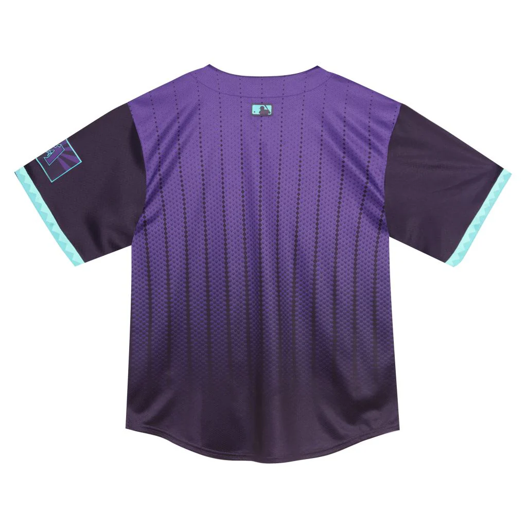 MLB Arizona Diamondbacks Kids Nike 2025 City Connect Limited Jersey - Purple - Image 3