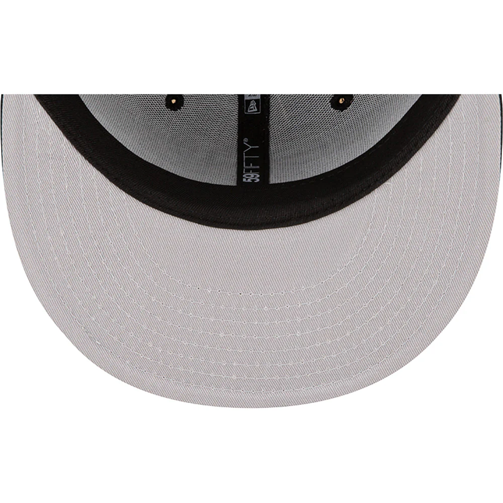 MLB Arizona Diamondbacks New Era Black on Black 59FIFTY Hat - Black - Image 5