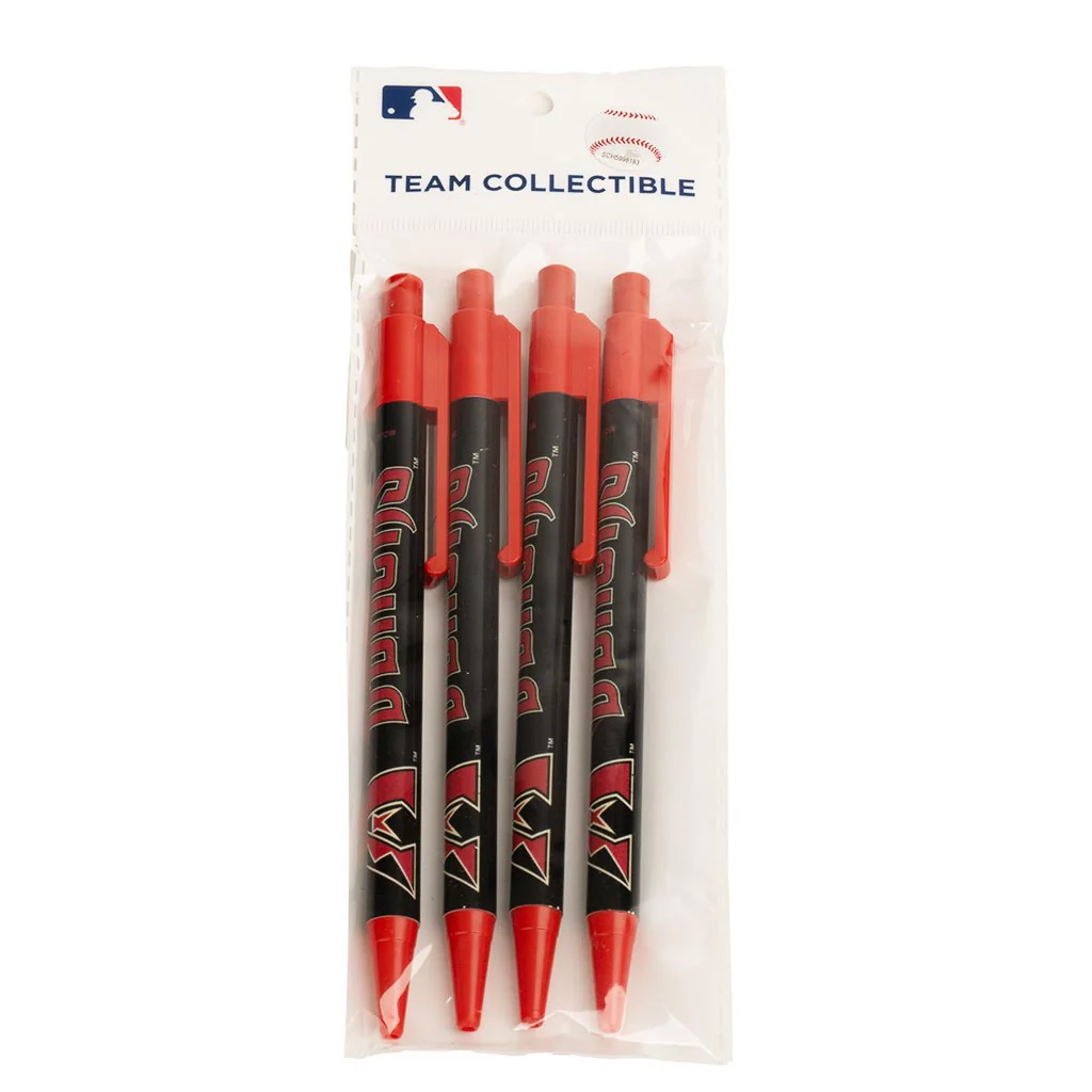 MLB Arizona Diamondbacks Mojo 4-Pack Retractable Pens