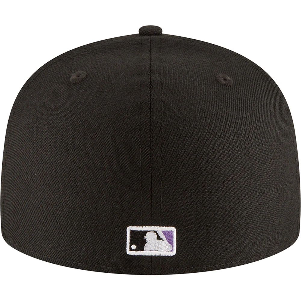MLB Arizona Diamondbacks New Era '01 World Series Side Patch 59FIFTY Fitted Hat - Black - Image 4