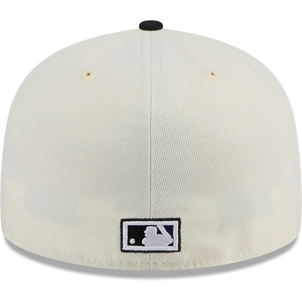 MLB Arizona Diamondbacks New Era Two-Tone Chrome OTC 59FIFTY Fitted Hat - Chrome - Image 4