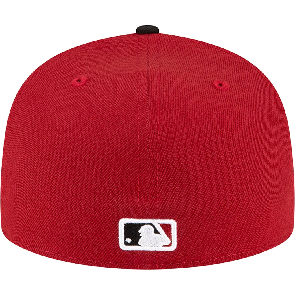 MLB Arizona Diamondbacks New Era Authentic On-Field Game 59FIFTY Fitted Hat - Red - Image 4