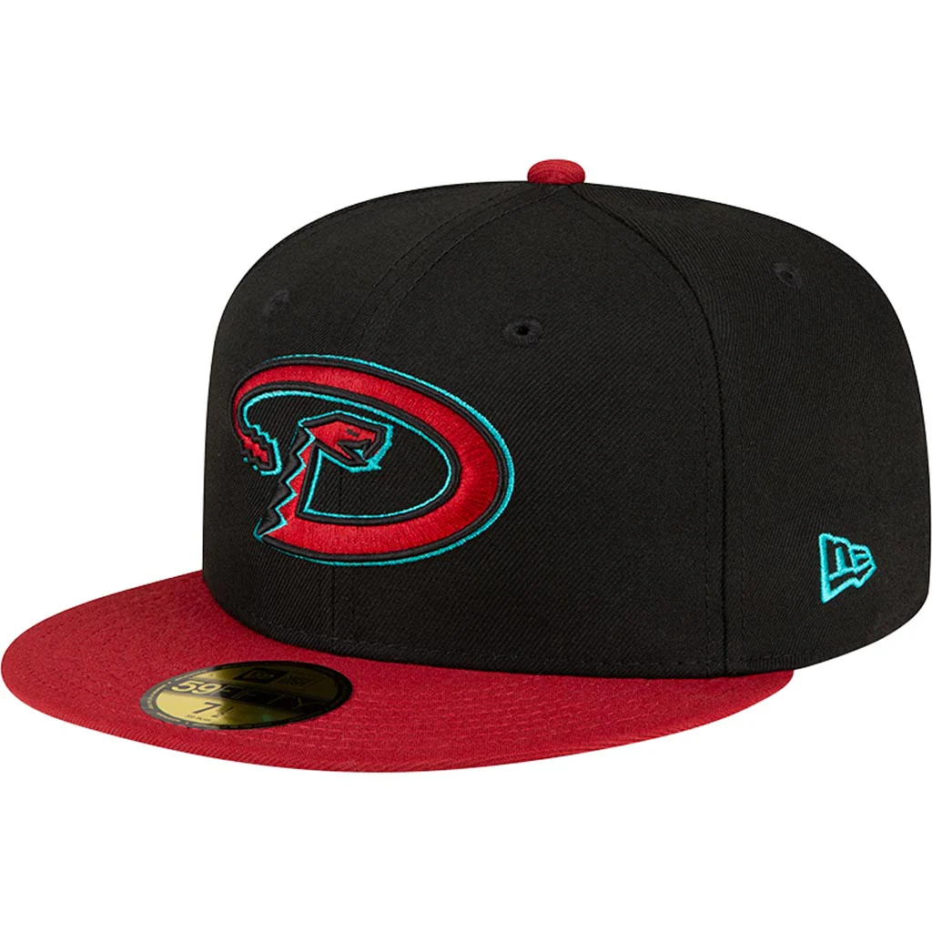 MLB Arizona Diamondbacks New Era Authentic On-Field Road 59FIFTY Fitted Hat - Black