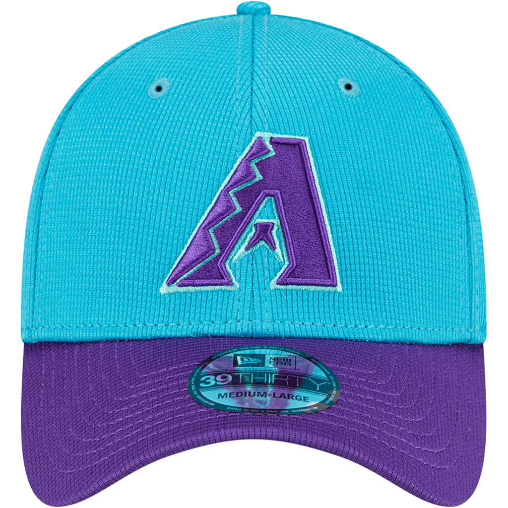 MLB Arizona Diamondbacks New Era 2025 City Connect Batting Practice 39THIRTY Flex Fit Hat - Teal - Image 3