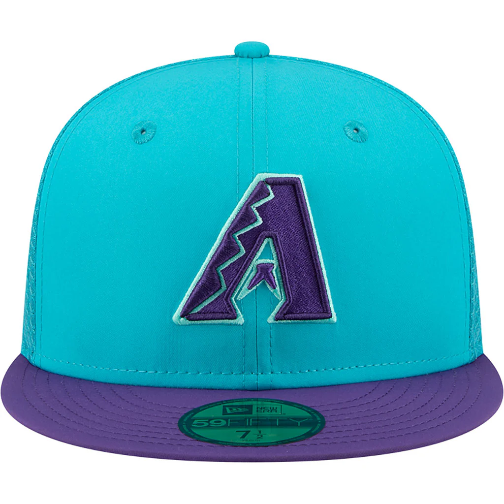 MLB Arizona Diamondbacks New Era 2025 City Connect Batting Practice 59FIFTY Fitted Hat - Teal - Image 3