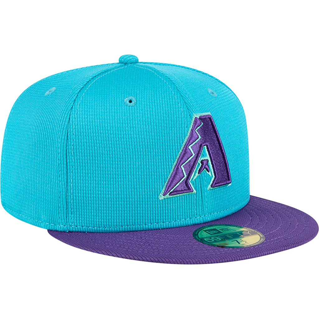 MLB Arizona Diamondbacks New Era 2025 City Connect Batting Practice 59FIFTY Fitted Hat - Teal - Image 2