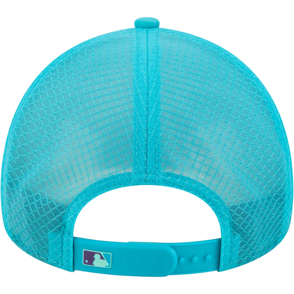 MLB Arizona Diamondbacks New Era 2025 City Connect Batting Practice Apex 9FORTY Snapback Hat - Teal - Image 6