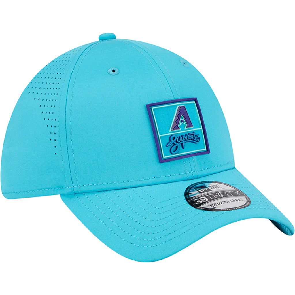 MLB Arizona Diamondbacks New Era 2025 City Connect Fan Pack 39THIRTY Flex Fit Hat - Teal - Image 2